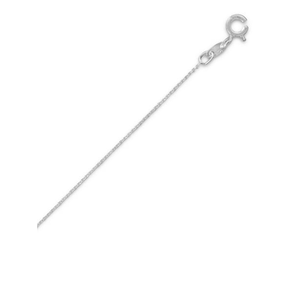 Sterling Silver 0.6mm Cable Chain Sterling Silver 0.6mm Cable Chain